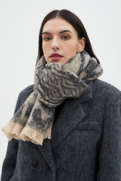 Vintage Leopard Print Soft Scarves