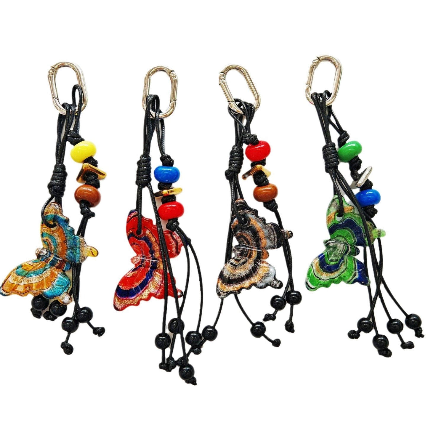 Butterfly Beads Keychain Bag Charms