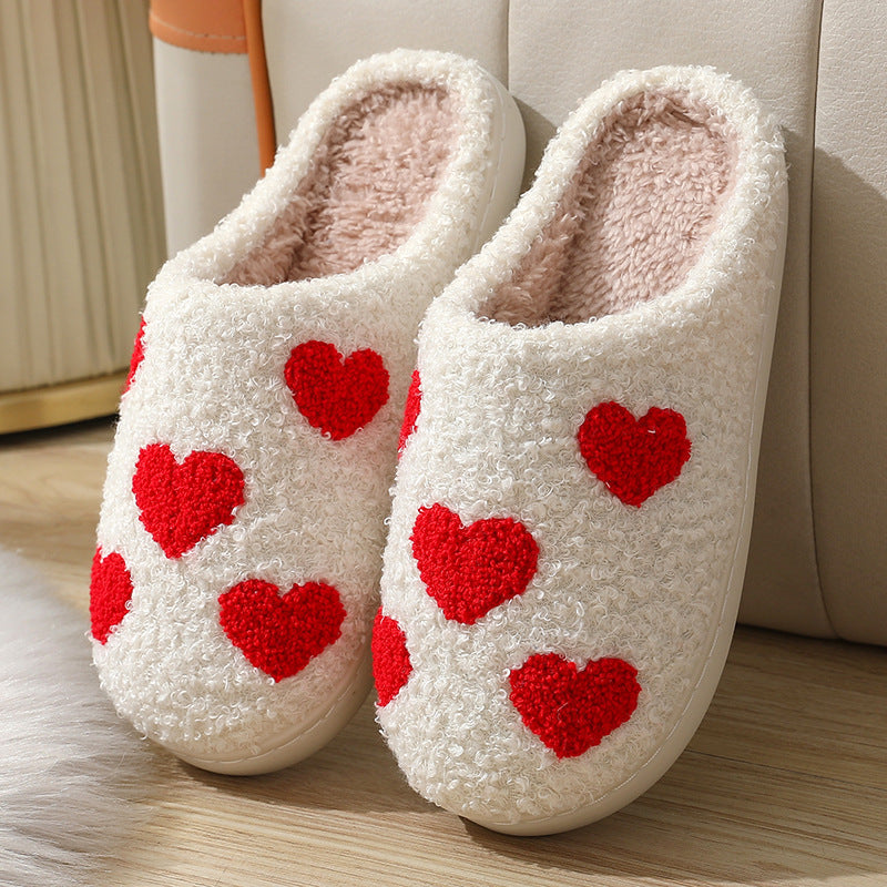 Cute Cartoon Print Cozy Slippers