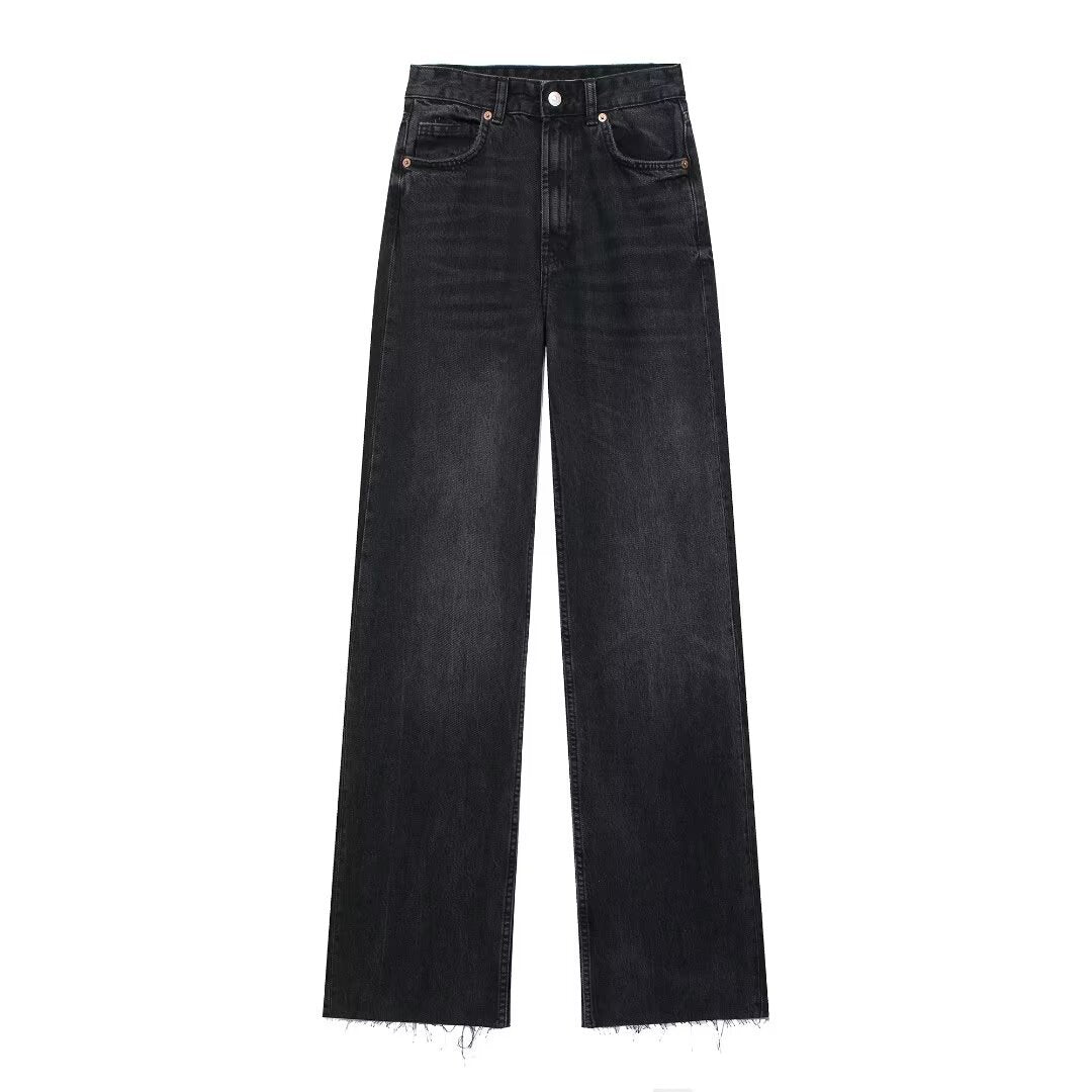 Vintage High Waist Wide Leg Jeans