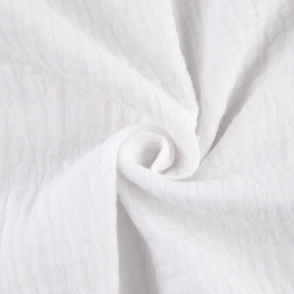 White Loose Casual Sleepwear Sets