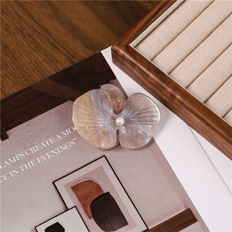 Colorful Moth Orchid Acetate Hair Clip