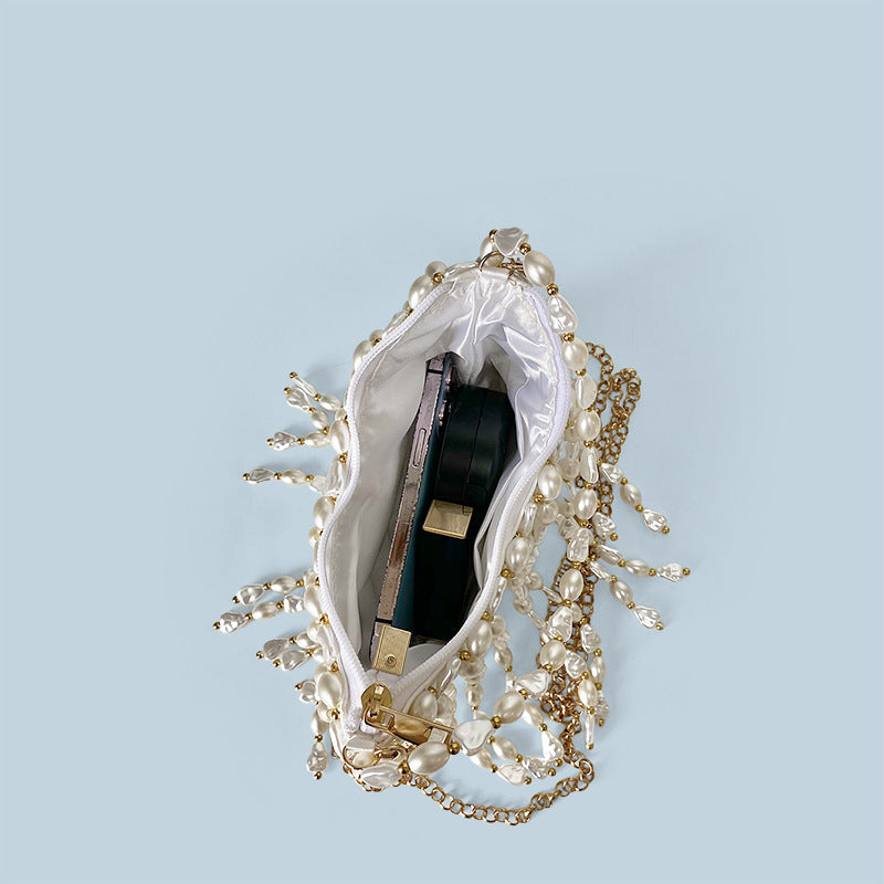 Irregular Pearl Party Shoulder Bag