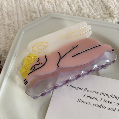 Sunflower Pentagram Claw Clip