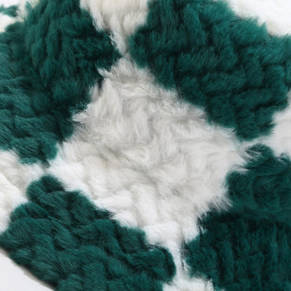 Checker Contrast Color Thicken Bucket Hats