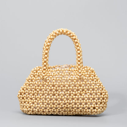 Handmade Wooden Bead Handbags