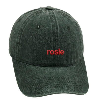 Vintage Washed Letter Embroidered Baseball Cap