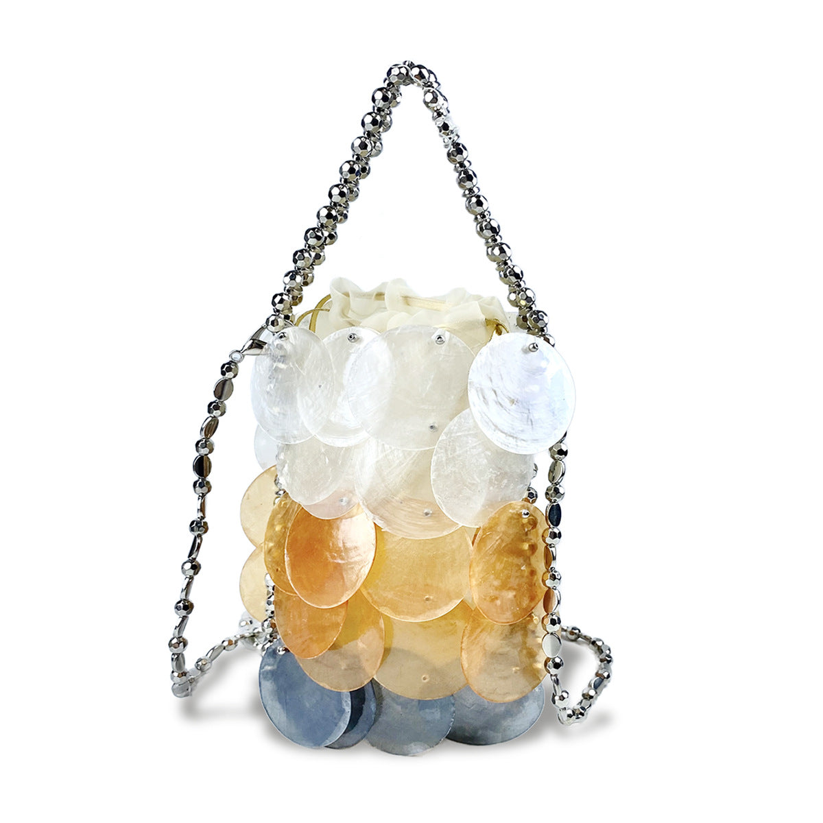 Colorful Shell Beads Chain Handmade Bags