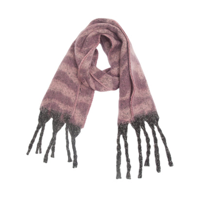 Zebra Print Tassel Scarves