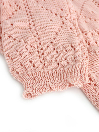 Simple V-Neck Button Down Cropped Cardigan