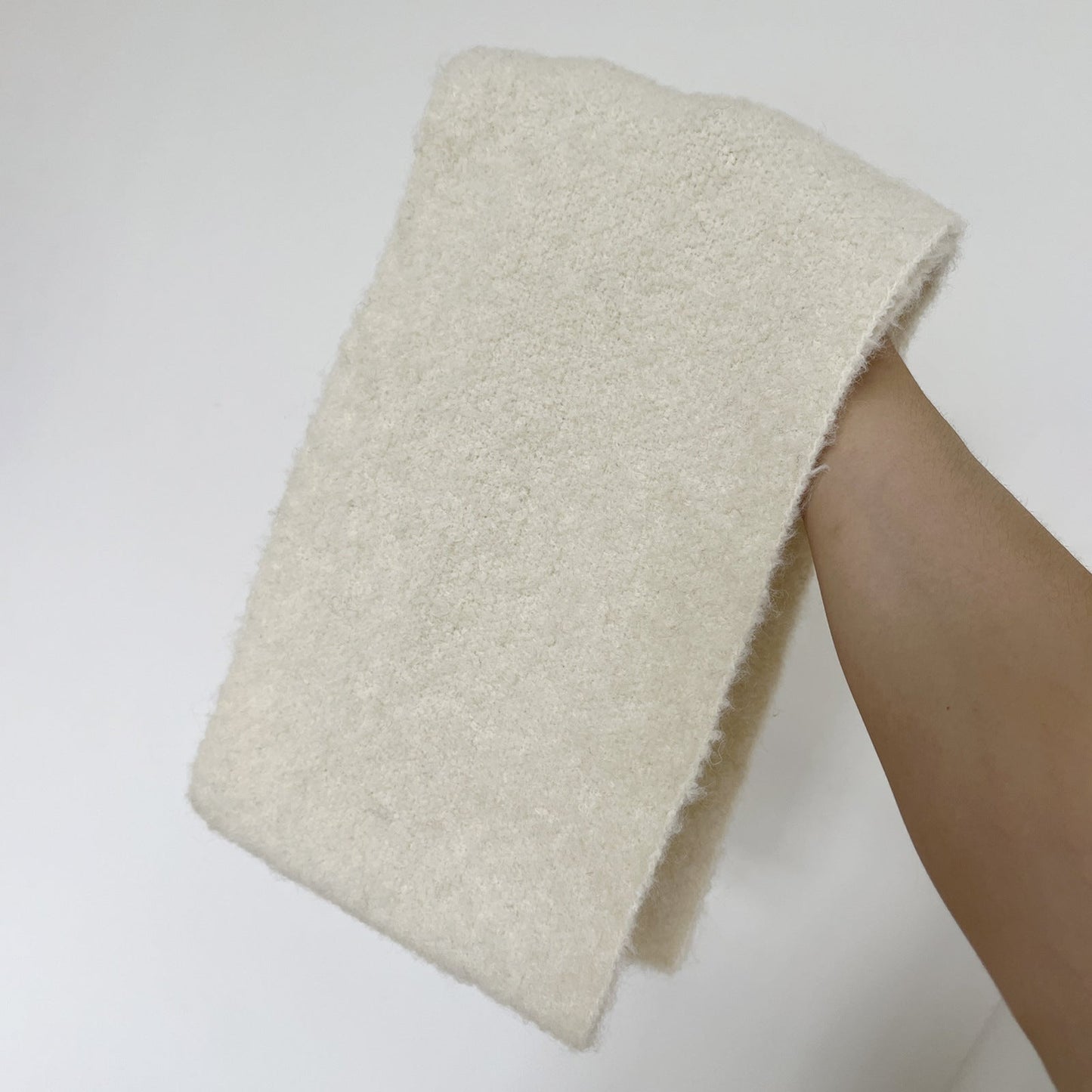 Knit Wool Blend Solid Color Winter Scarf