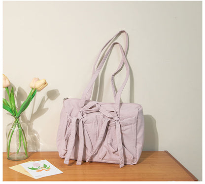 Bow Knot Sweet Casual Simple Shoulder Bag