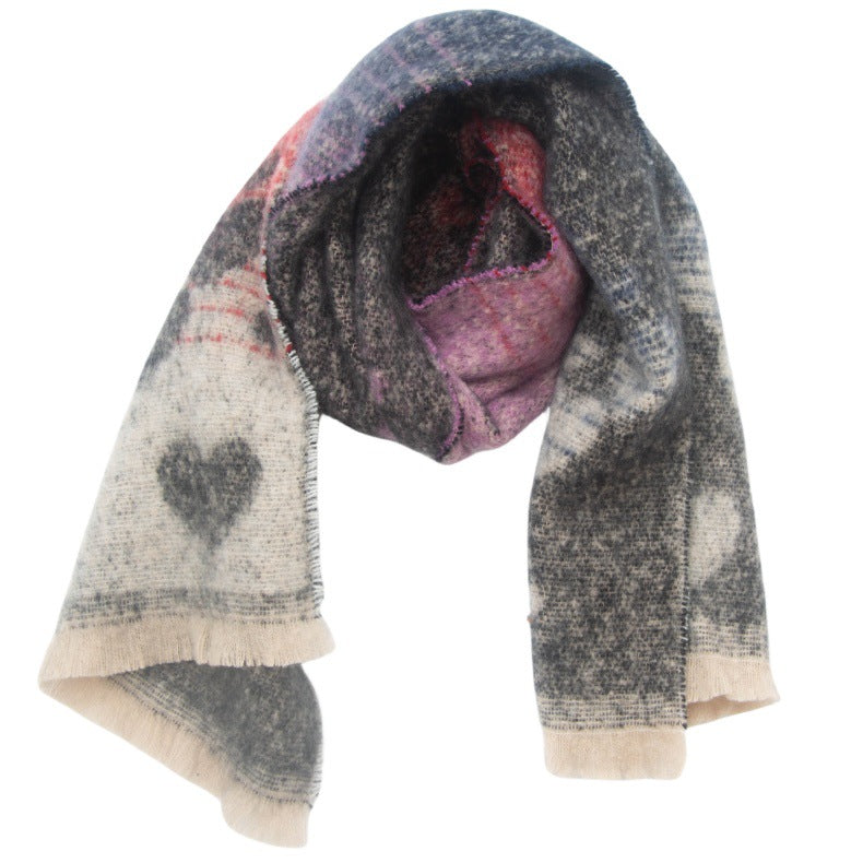 Love Print Vintage Scarves