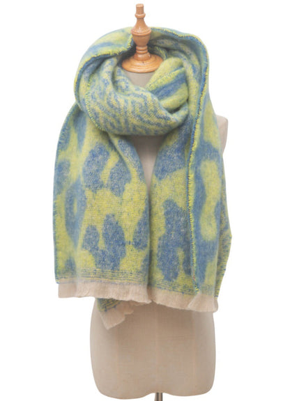 Vintage Leopard Print Soft Scarves