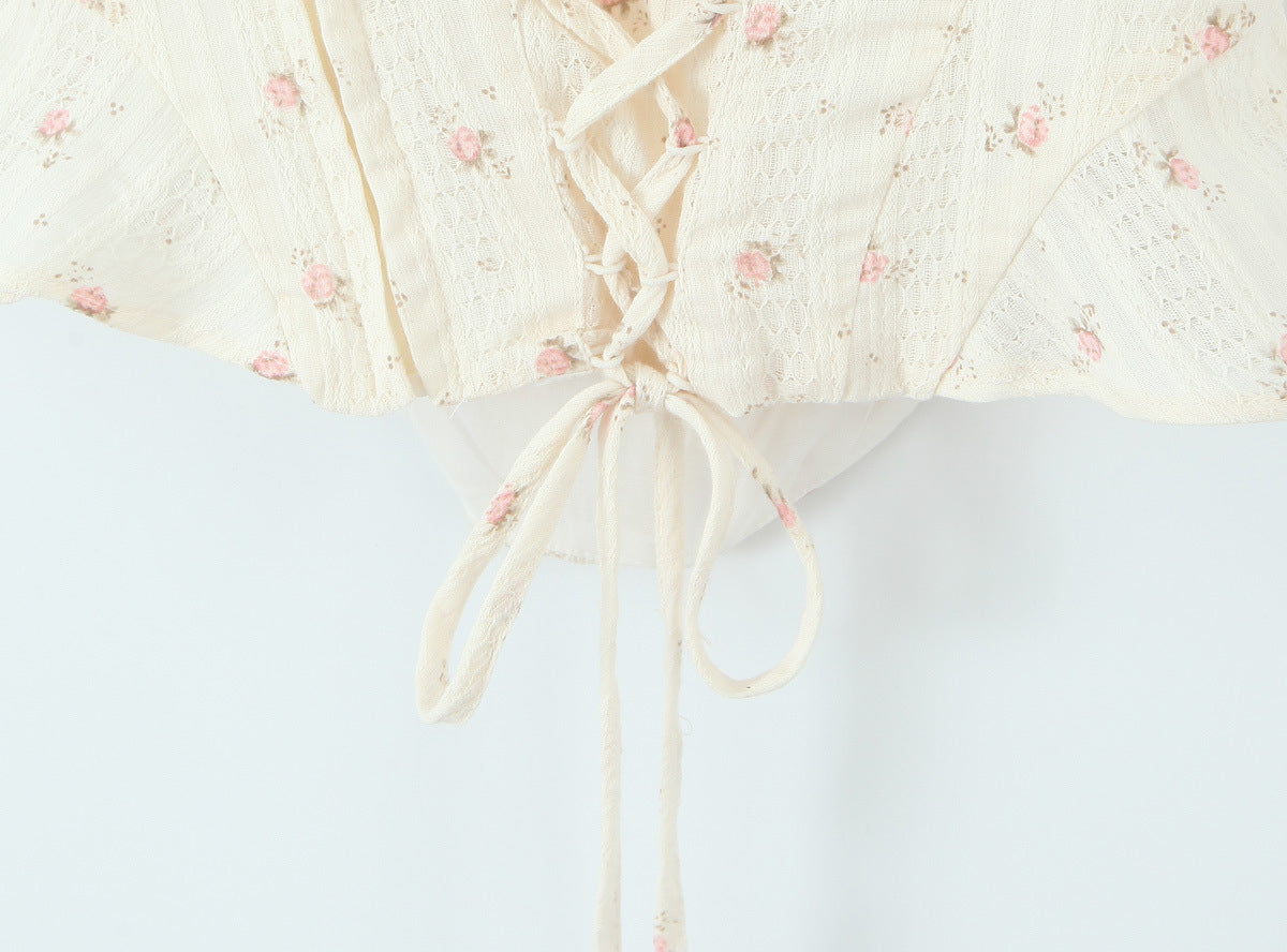 Trendy Floral Crop Top and Skirt Set