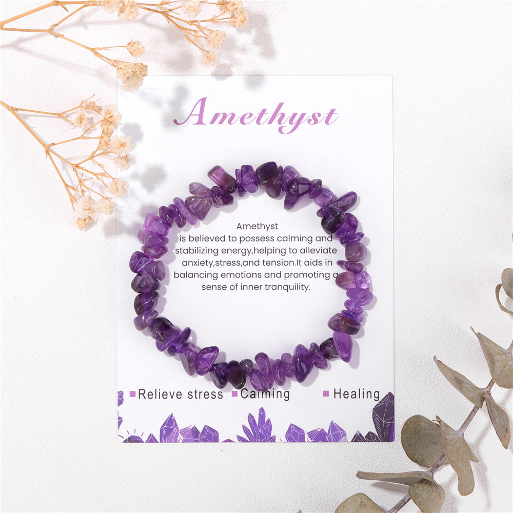 Vintage Irregular Stone Beaded Bracelet