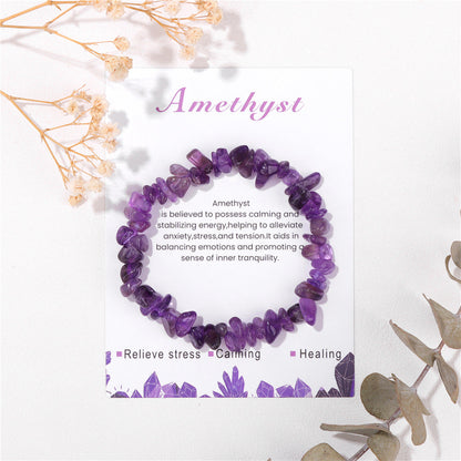 Vintage Irregular Stone Beaded Bracelet