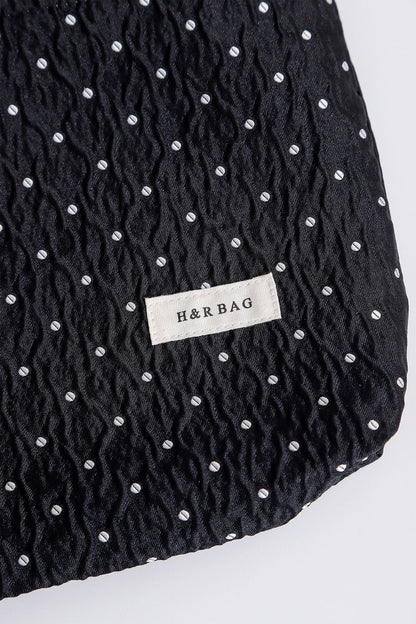 Polka Dot Color Block Simple Cosmetic Bag