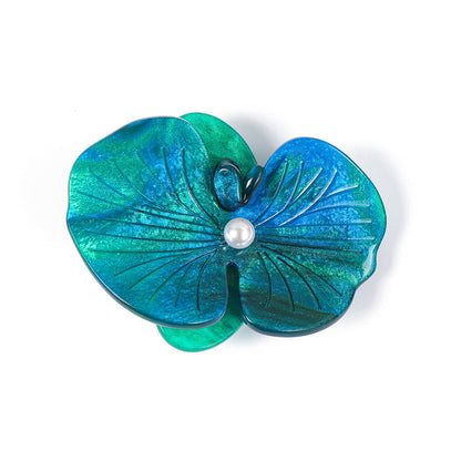 Colorful Moth Orchid Acetate Hair Clip