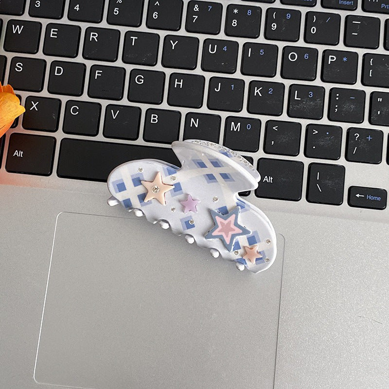 Flower Cute Butterfly Rhinestone Hair Claws