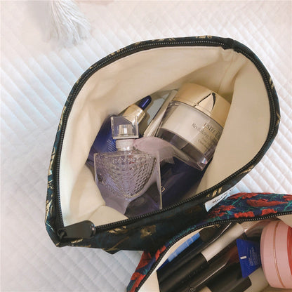 Retro Versatile Jacquard Makeup Bag