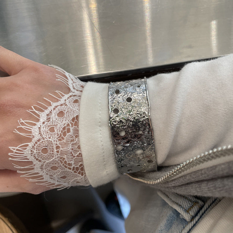 Simple Beads Open Layered Bracelets