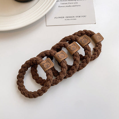 Simple High Stretchy 5PCS Hair Ties