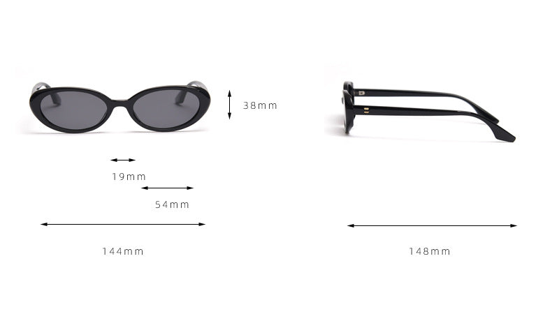 Vintage Small Frame Polarized Sunglasses