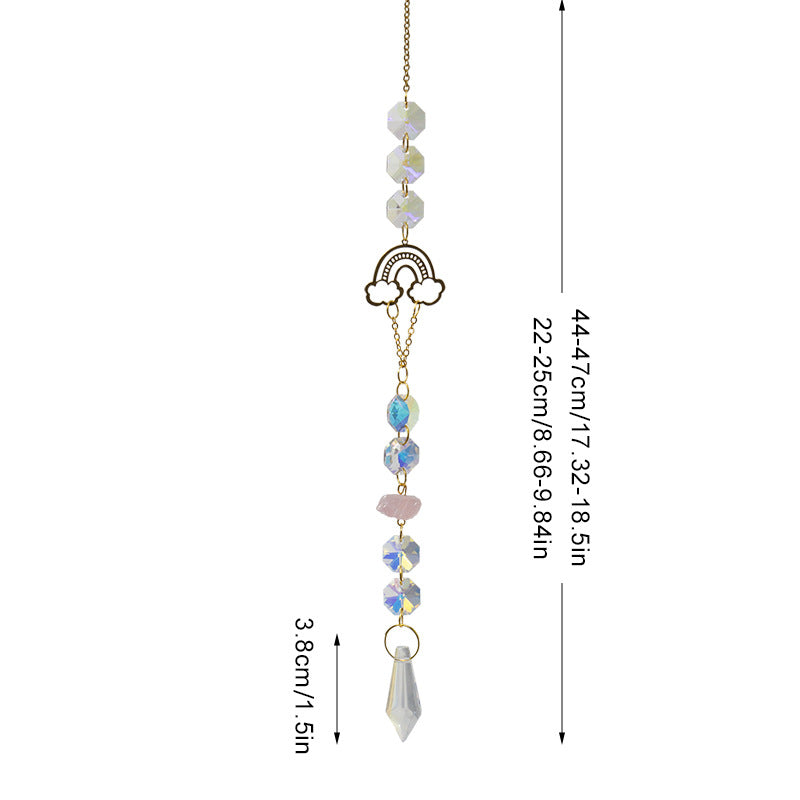 Hellow Out Hanging Crystal Decoration