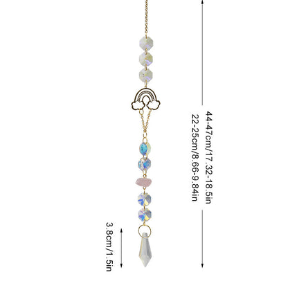 Hellow Out Hanging Crystal Decoration