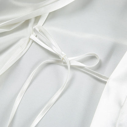 Sexy Feather Waist Tie Homewear Dress