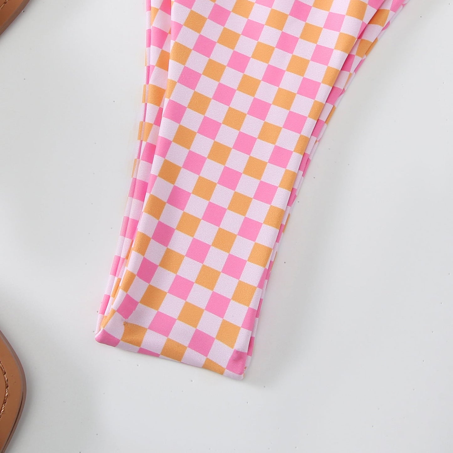 2PCS Flower Print Strapless Sexy Swimwear