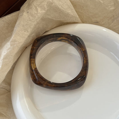 Geometric Polygon Irregular Acrylic Bracelets