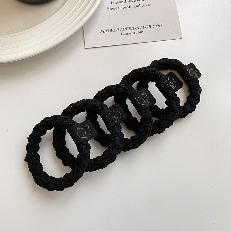 Simple High Stretchy 5PCS Hair Ties