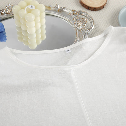 Loose Solid Color Casual Sleepwear Sets