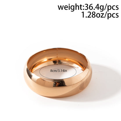 Vintage Irregular Wide Acrylic Bracelets