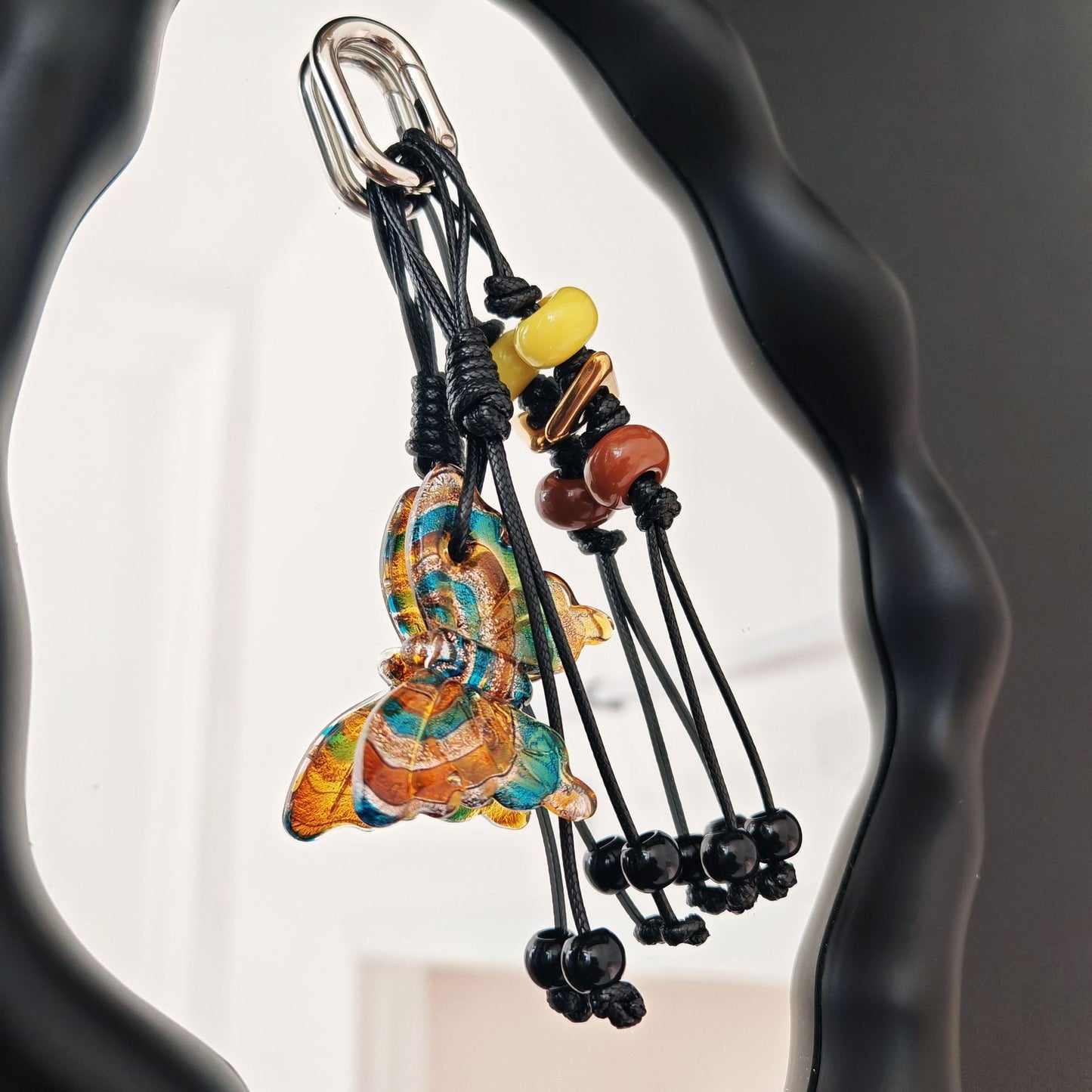 Butterfly Beads Keychain Bag Charms