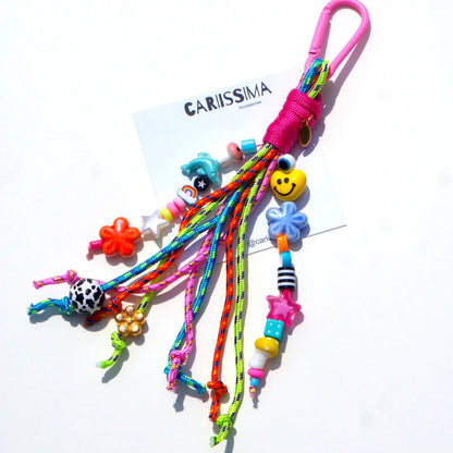 Cute Colorful Cartoon Braided Bag Charm
