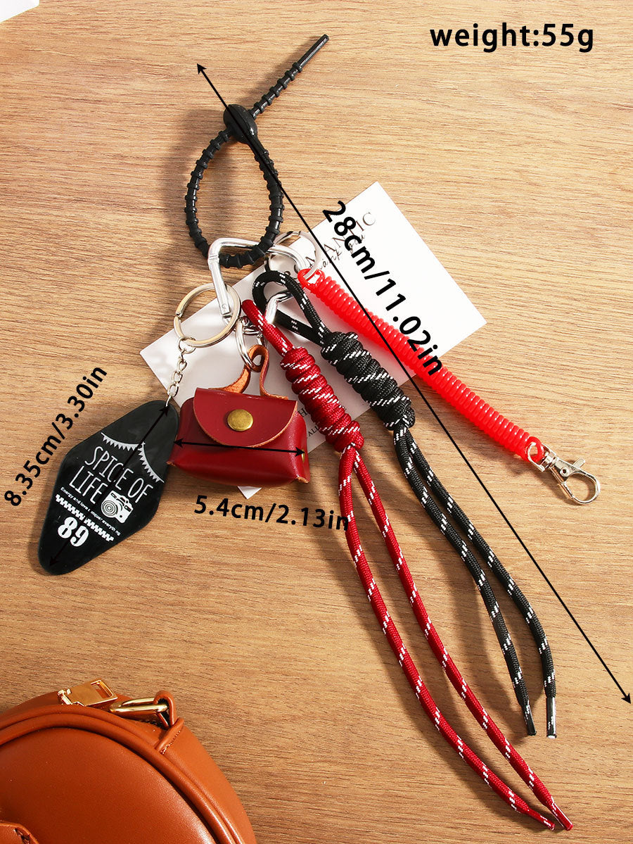 Leather Mini Bag Keychain Bag Charms