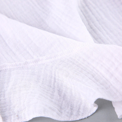 Flounce Solid Colid Sleepwear Sets