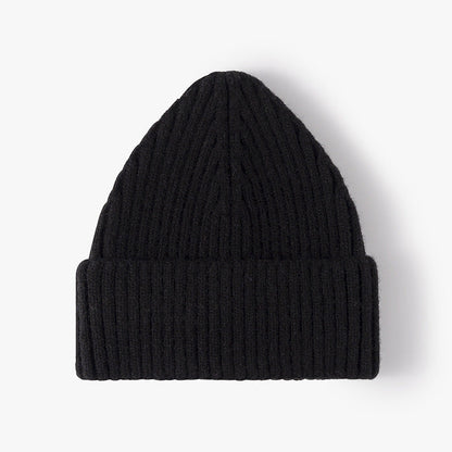 Solid Color Warm Knit Beanie