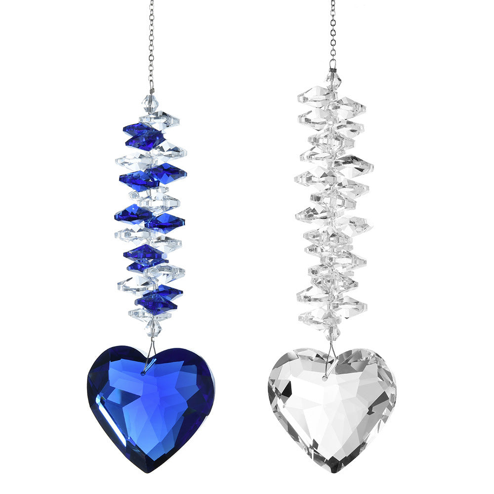 Love Irregular Crystal Home Hangings