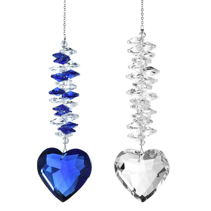 Love Irregular Crystal Home Hangings