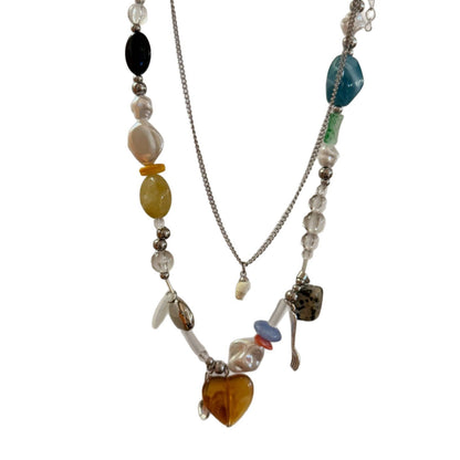 Cute Double-Layer Spicing Beaded Necklace