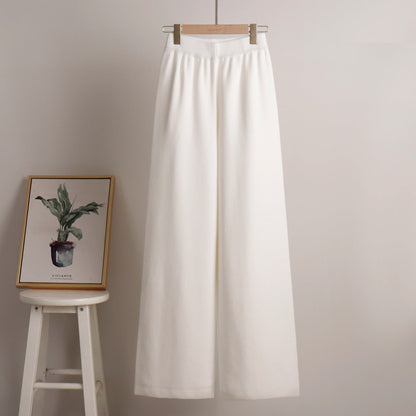 2+Solid Color Label V-Neck Knit Sets