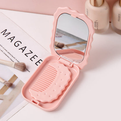 Mini Foldable Chocolate Makeup Mirror
