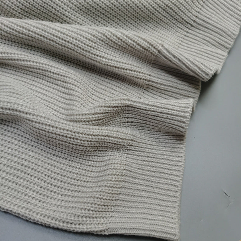 Vintage V-Neck Long Sleeve Knit Sweater