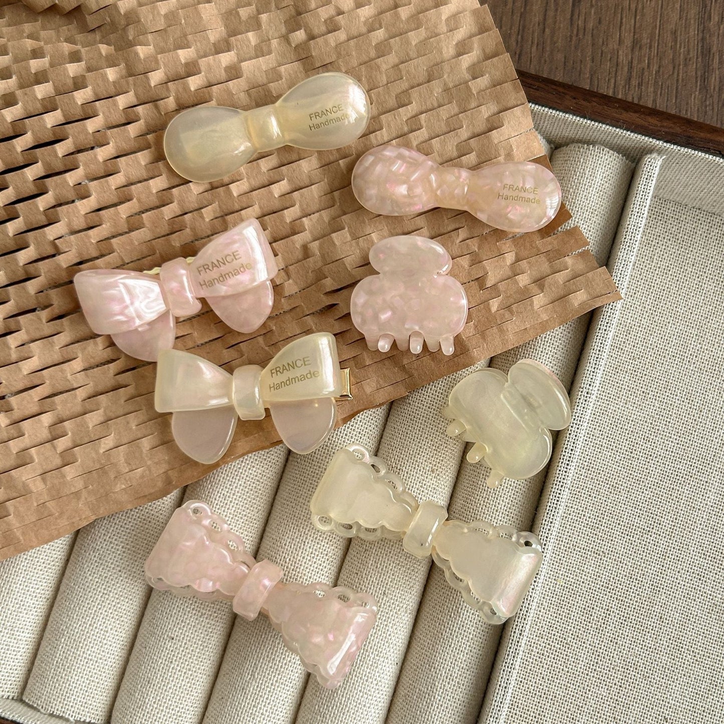 2+Cute Candy Color Bow Knot Small Hair Clips