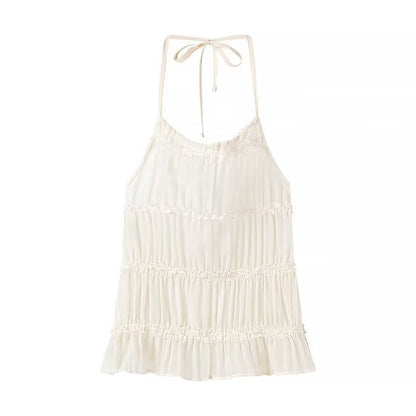 Sexy Ruched Cami Top and Skirt Sets