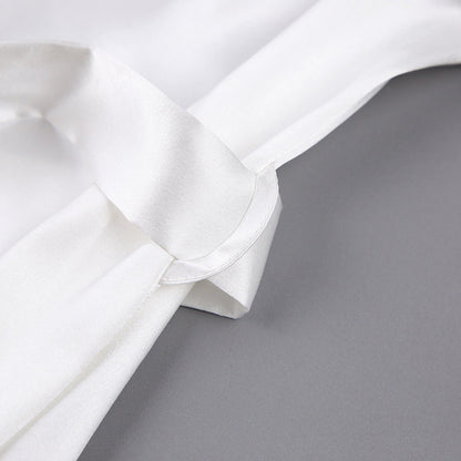 Feather Loose Waist Tie Long Dress